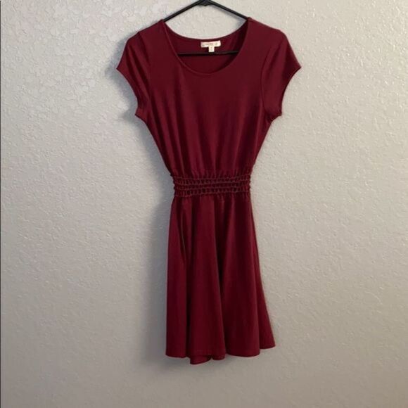 love, Fire Dresses & Skirts - Maroon dress